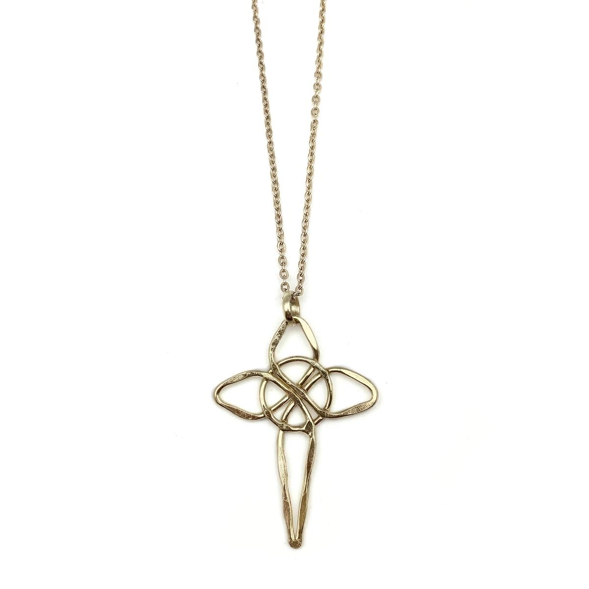 30" CROSS NECKLACE
