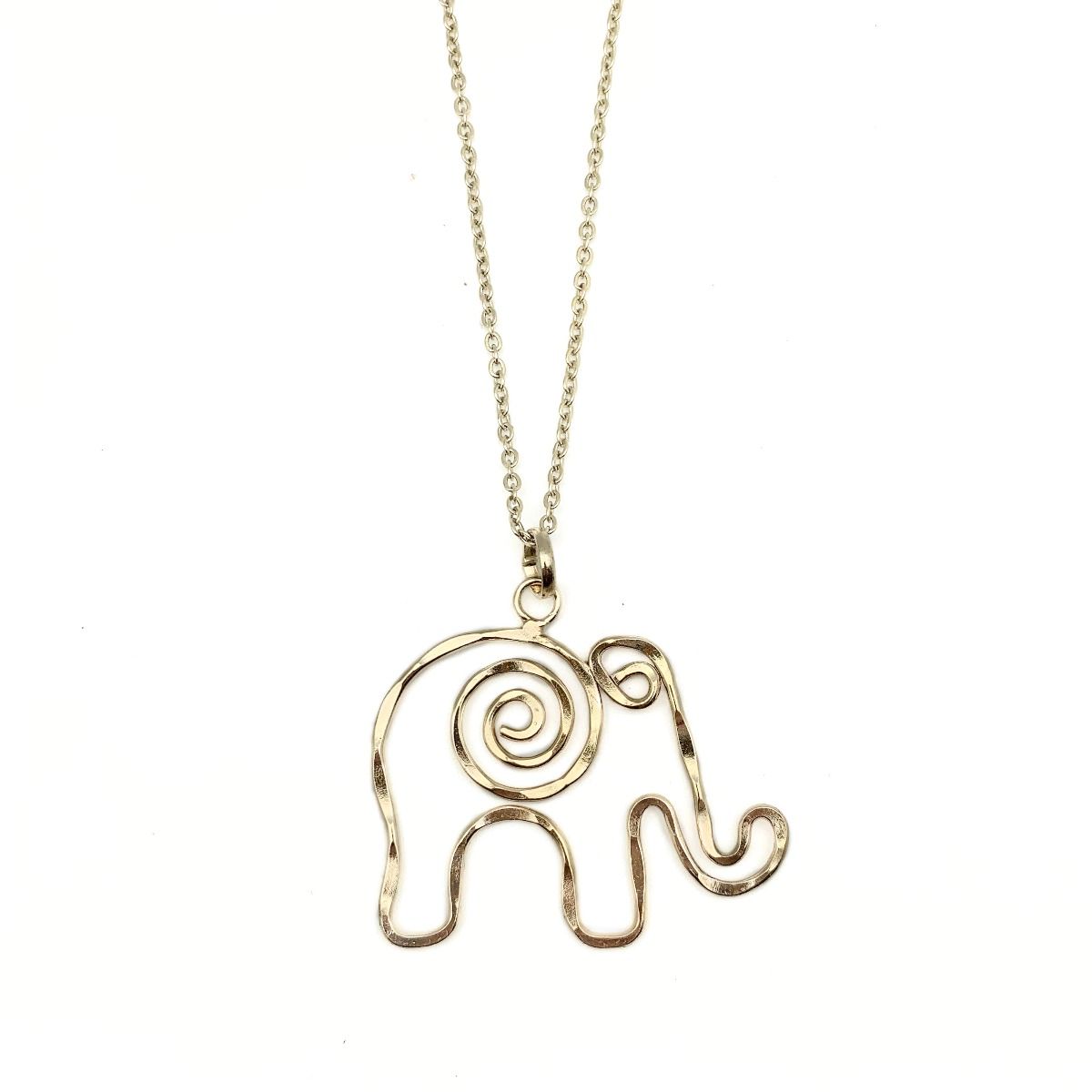 30" ELEPHANT NECKLACE