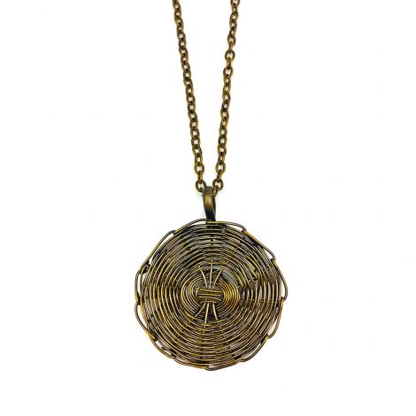 30" ROUND BASKETWEAVE NECKLACE