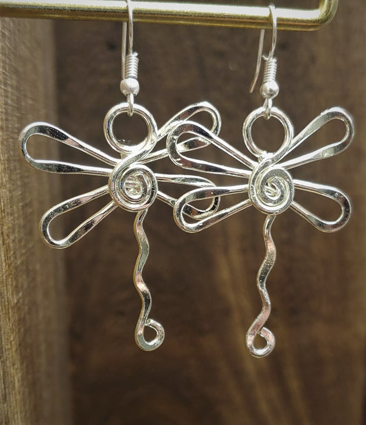 SILVER-PLATED DRAGONFLY