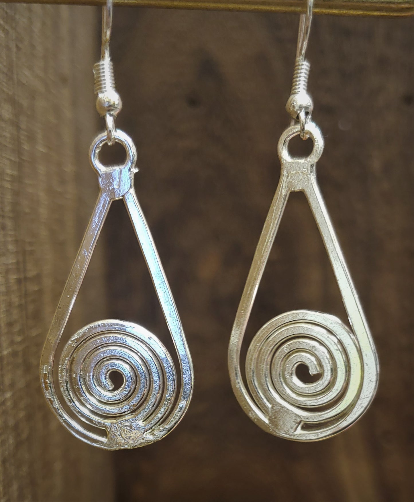 SILVER-PLATED TEARDROP