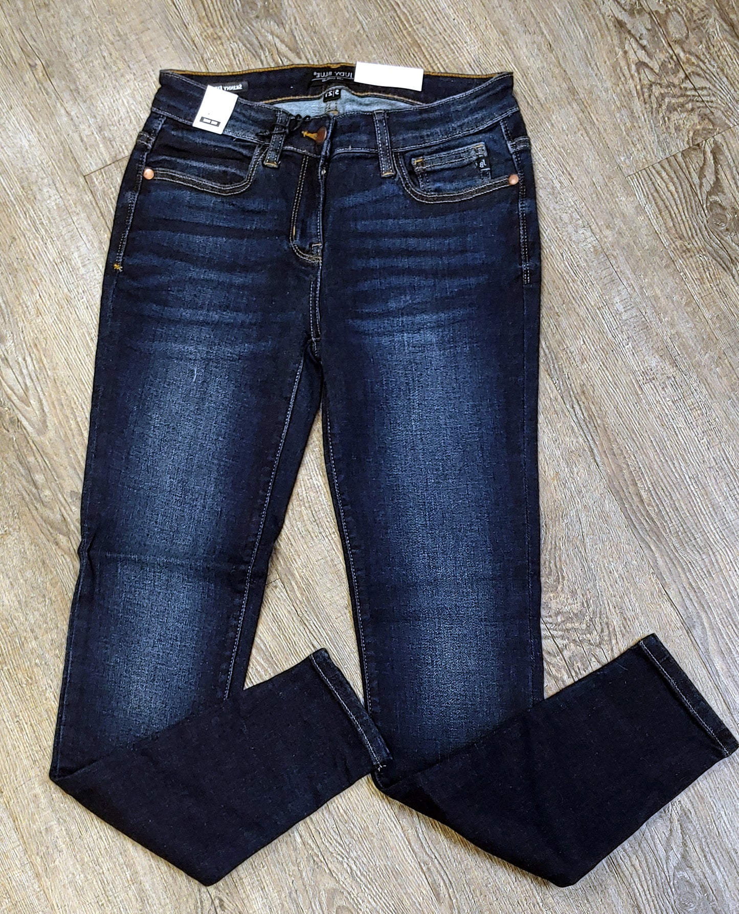 JUDY BLUE MID RISE THERMAL SKINNY