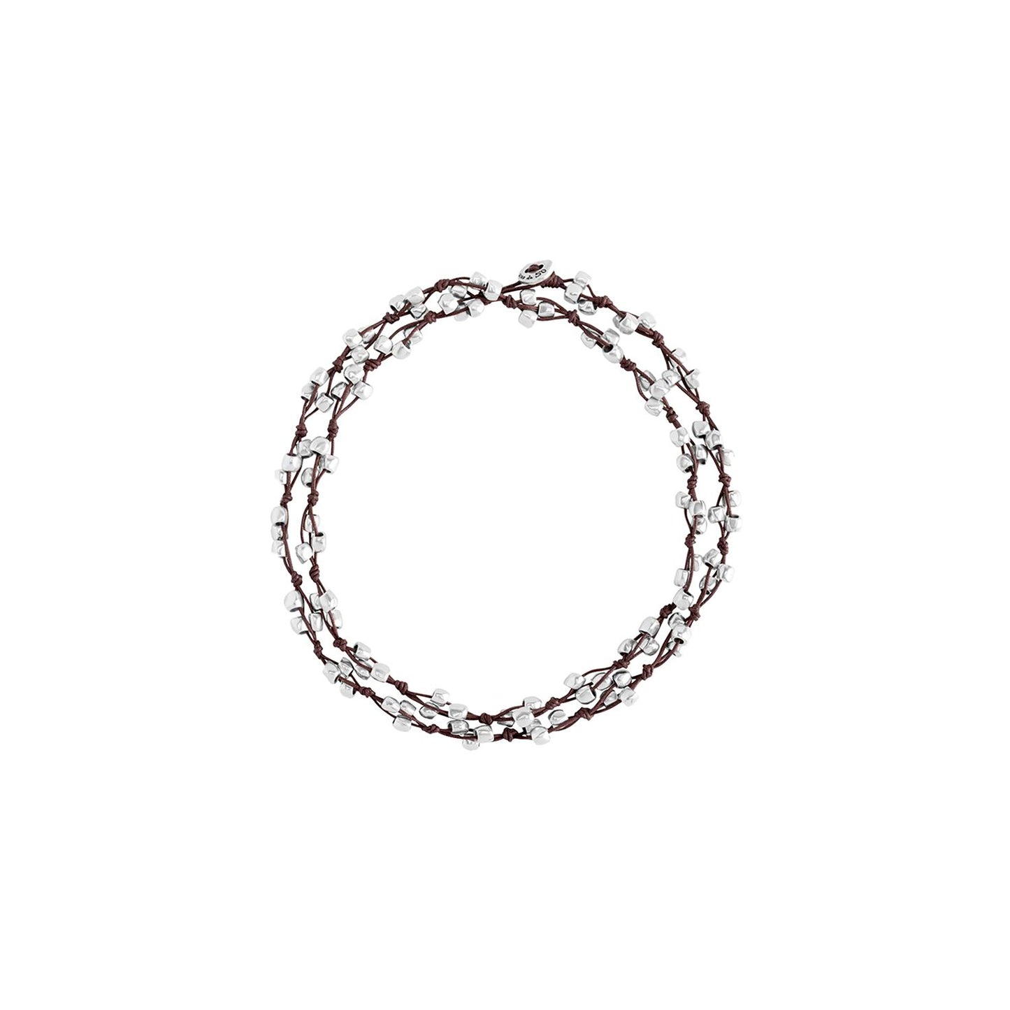 UNO "THORNED HEART" NECKLACE CLAD W/SILVER