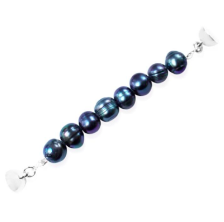 CHARCOAL PEARL 10-WAY NECKLACE CONNECTOR