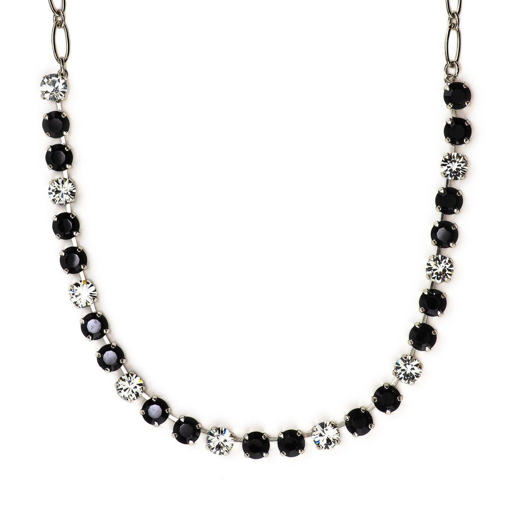 MUST HAVE EVERYDAY NECKLACE-CHECKMATE-RHODIUM