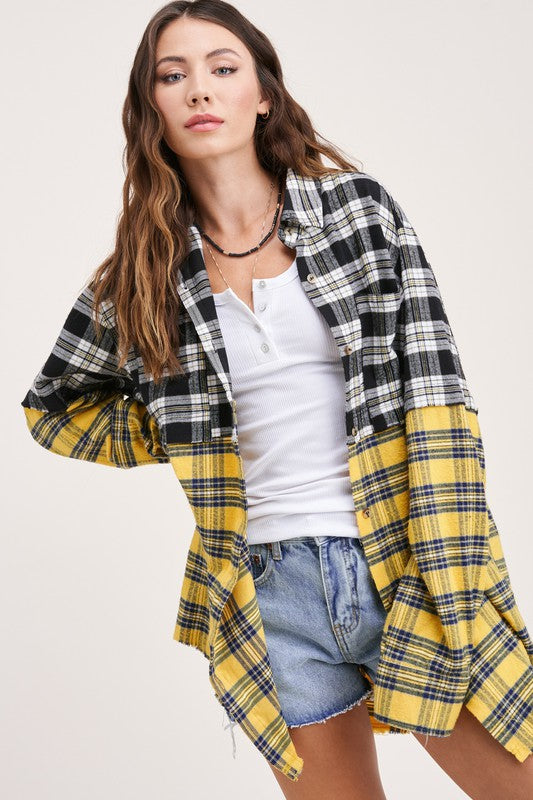 PERFECTLY PLAID BLK & YELLOW