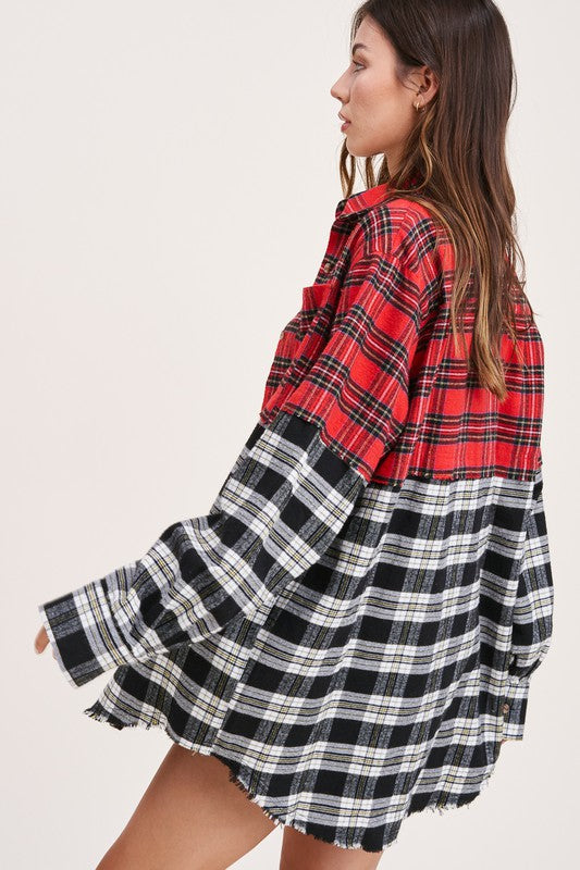 PERFECTLY PLAID RED & BLK