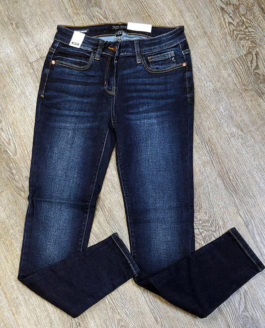 JUDY BLUE MID RISE THERMAL SKINNY