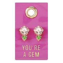 YOU'RE A GEM EARRINGS