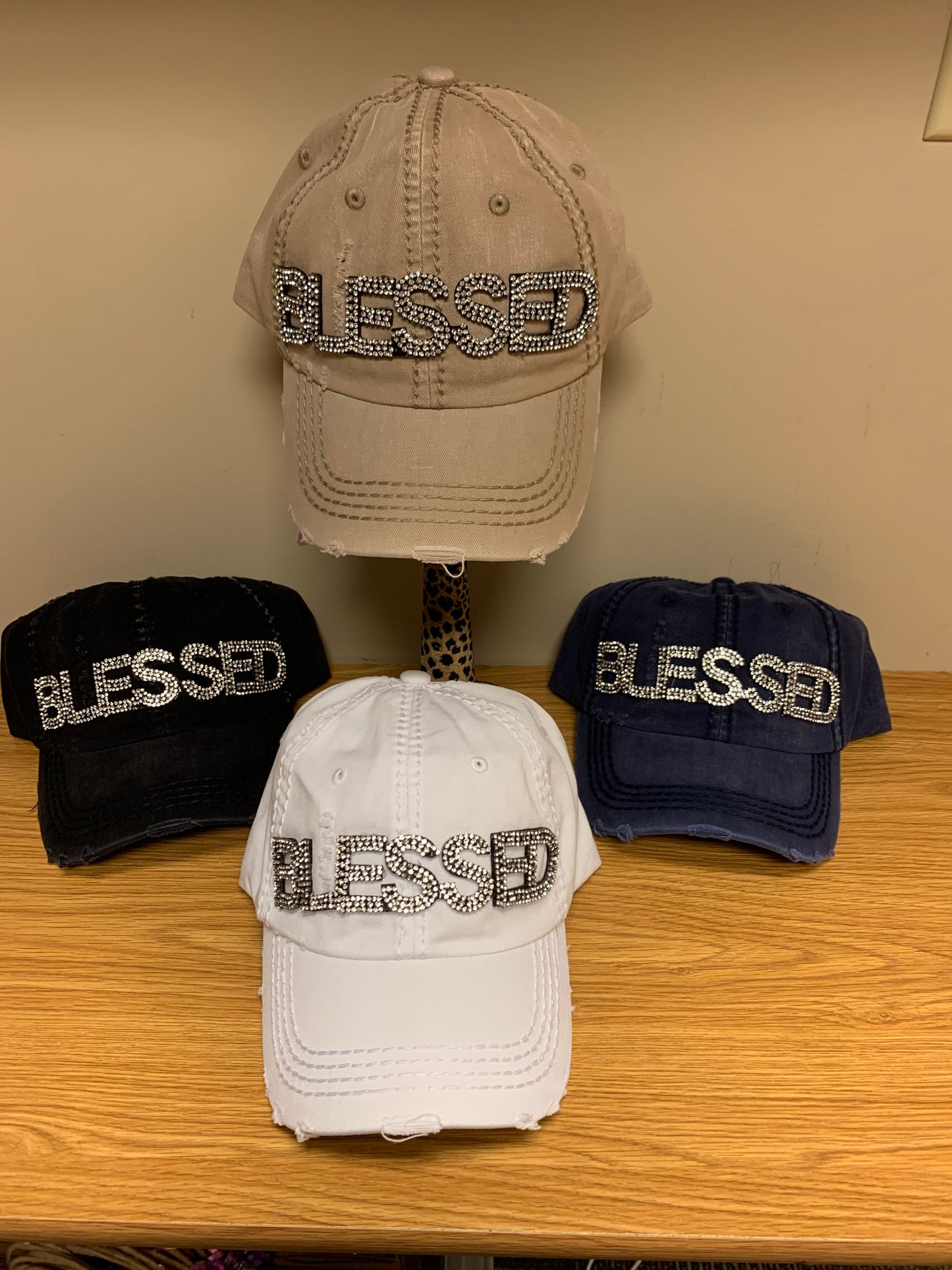 BLESSED EMBELLISHED STONE CAP